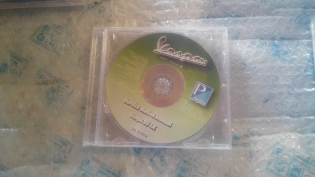 Cd Manuale Stazioni Di Servizio Piaggio Vespa 50 Lx