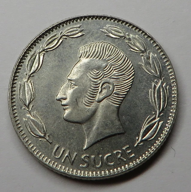 Ecuador Sucre 1988 Nickel Clad Steel KM#89 UNC