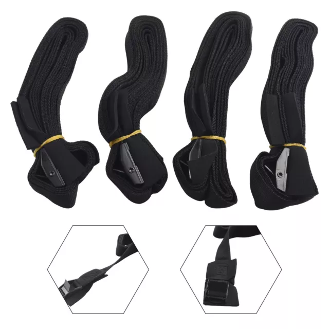 Heavy Duty Lashing Straps for Car Roof Rack Great for Bicycles and Surfboards
