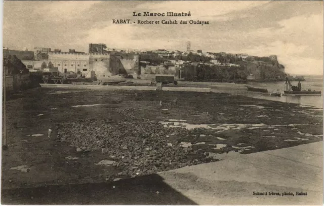 CPA AK MAROC RABAT Rocher et Casbah des Oudayas (31280)