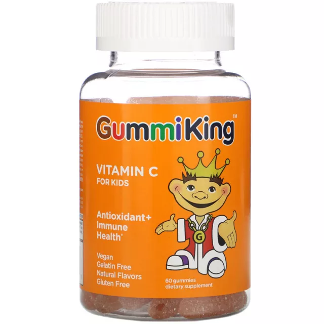 Enfants à Croquer Vitamine C Supplément 60 Gummies Système Immunitaire Support