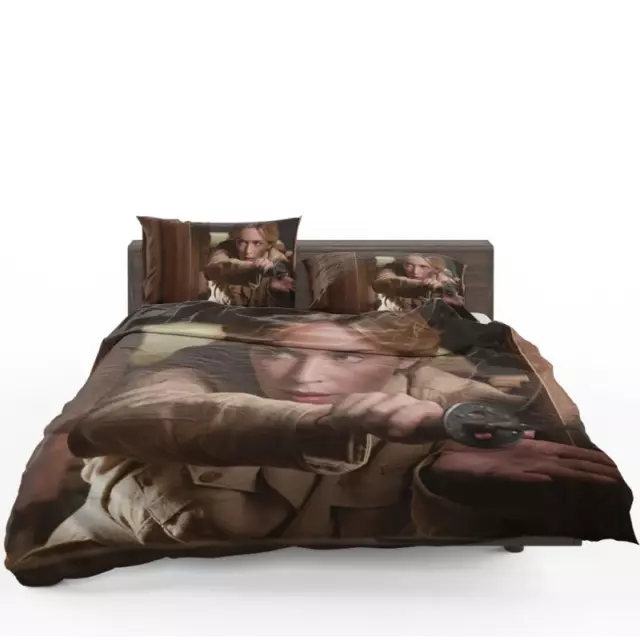 Jungle Cruise Movie Emily Blunt Quilt Duvet Cover Set Bedspread Bed Linen Kids