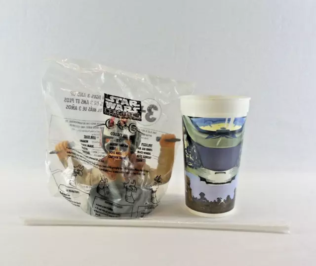 Star Wars Episode 1 KFC/Taco Bell/Pizza Hut ANAKIN Cup SEALED W/Straw