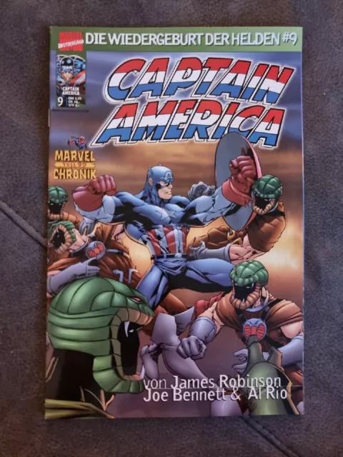 MARVEL Deutschland Captain America Nr. 9 deutsch Marvel Chronik 23