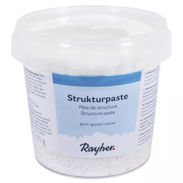 (33,98 EUR/kg) Strukturpaste grob Dose 500g Spachtelmasse körnig