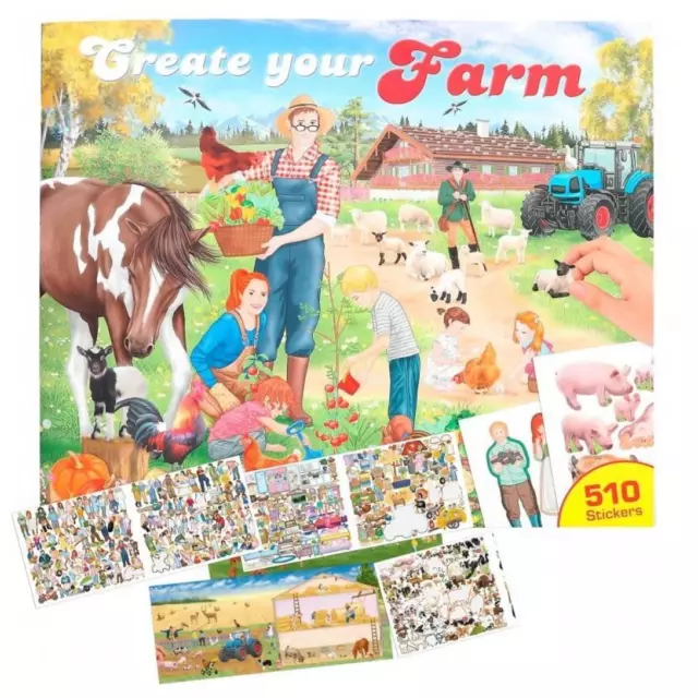 Create Your Farm Colouring Book 612503 by Depesche
