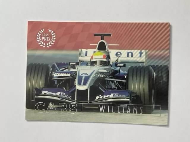 2005 Futera Grand Prix Formula 1 F1 Formel 1 CARS Williams