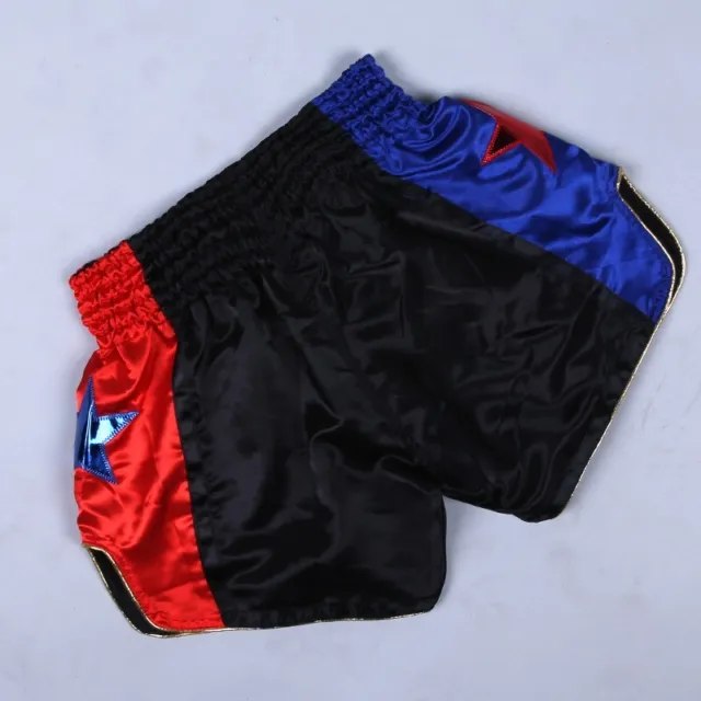 Boxing Shorts Breathable Elastic Fighting Fitness Kickboxing Men Polyester