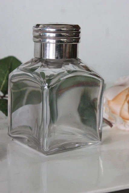 Antica Boccetta Profumo In Vetro E Argento Antique Sterling Silver Shent Bottle Antica Boccetta Profumo In Vetro E Argento Antique Sterling Silver Shent Bottle