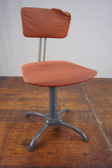 Vintage Chaise de Bureau Pivotante Fauteuil Sedus 60er Architektenstuhl 70er