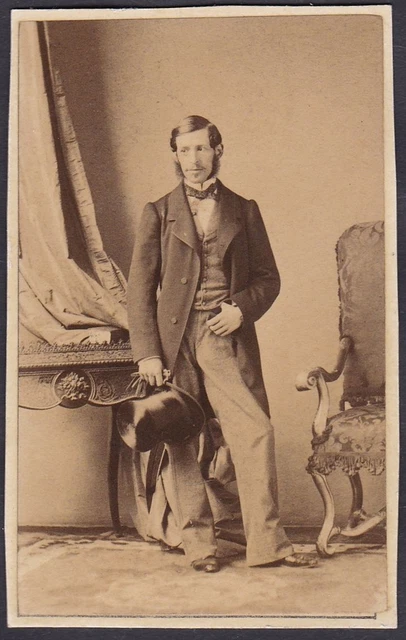 Comte Leon de Besplat noblesse Adel Portrait CDV Foto Photo 1860