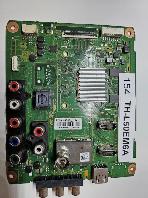 Panasonic 50" Th-L50Em6A Thl50Em6A A Main Board Pcb Tzt/A10Sjua Txn/A10Sjua