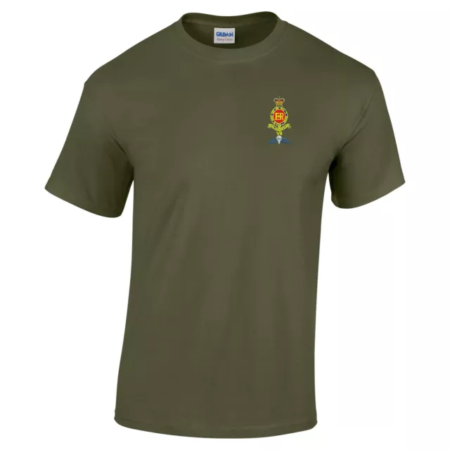 OFFICIAL 7 Para Royal Horse Artillery Embroidered 100% Cotton T-Shirt
