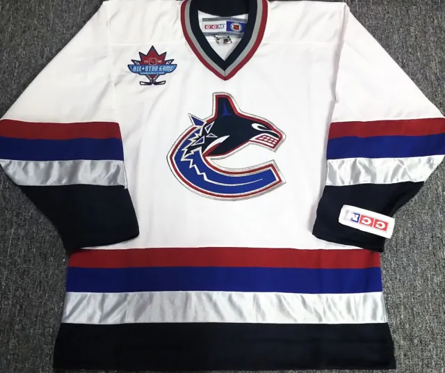 2000 Daniel Sedin Vancouver Canucks CCM NHL Jersey Size XL – Rare VNTG