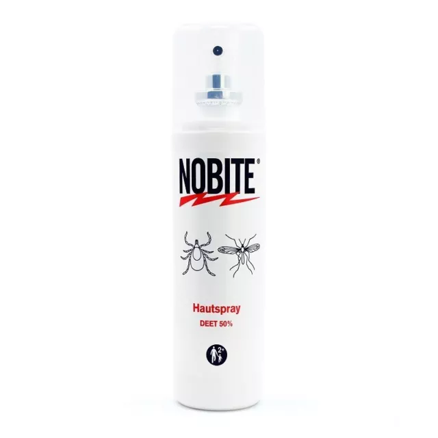 NOBITE Hautspray, 100 ml Deet 50% gegen Mücken & Zecken PZN 07338535