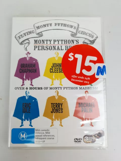 Monty Python's Flying Circus - Personal Best - 3 Discs : NEW DVD - Free Postage