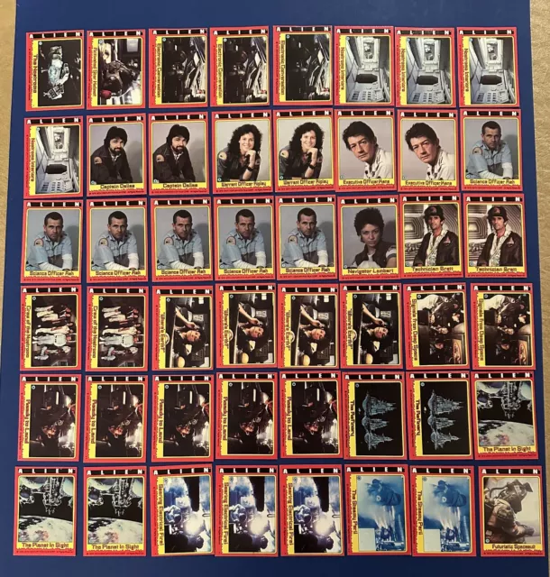 1979 Topps Alien The Movie Cards - 175 Card Lot EX+ to NM (Near Mint)