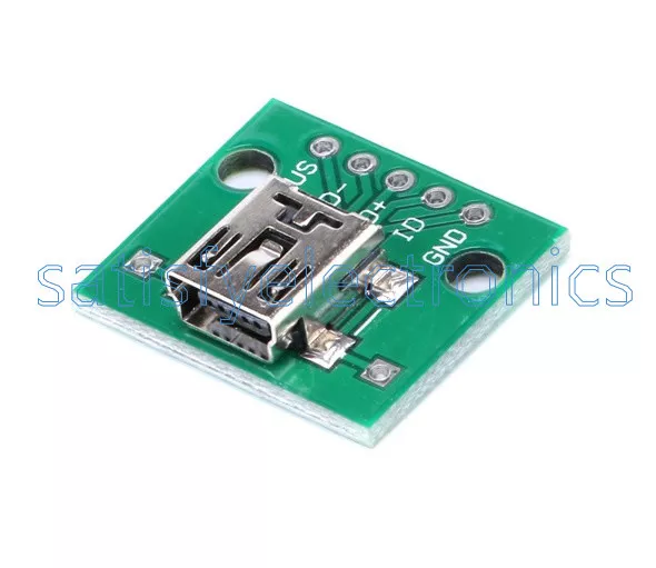 2/5/10PCS Mini USB To DIP Adapter Converter For 2.54mm PCB Board Power Supply