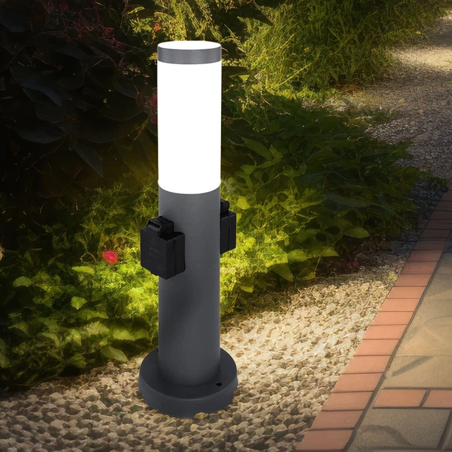 Lampadaire en rabane et métal noir H170 cm ALOE