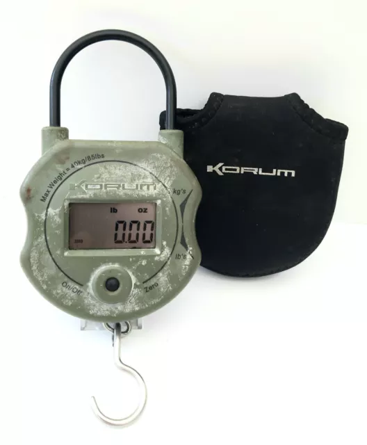 KORUM DIGITAL FISHING scales with neoprene case, tackle, carp, pike £15.65  - PicClick UK