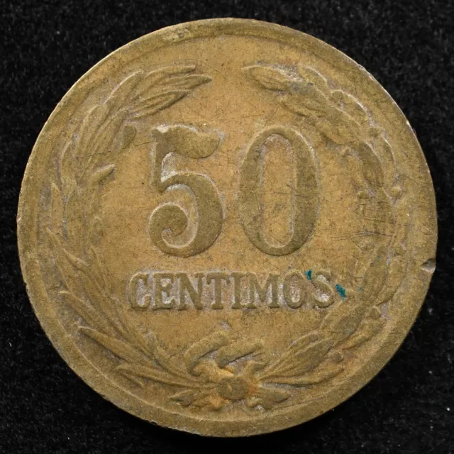 Paraguay 50 Centimos 1944, Coin, Inv#E917