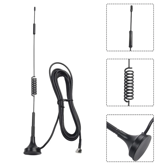 Antenna WiFi Eterna 12dBi Magnetica - Banda Tripla 2.4G 5.8G 6G - Connettore SMA