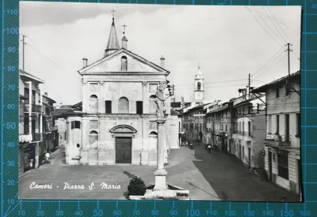 Cartolina CAMERI Piazza Santa Maria 1966 - Viaggiata