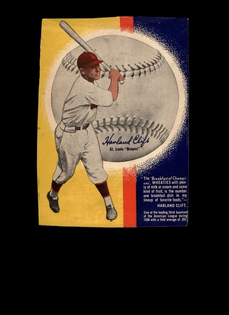 1930-38 Wheaties Set-Break Harland Clift *GMCARDS*