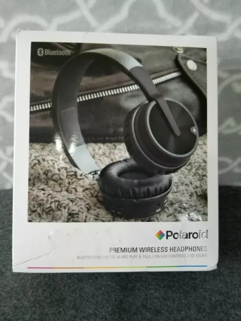 Polaroid Premium Kabellose Kopfhörer Am Ohr Bluetooth Hd Sound Schwarz Pbt835
