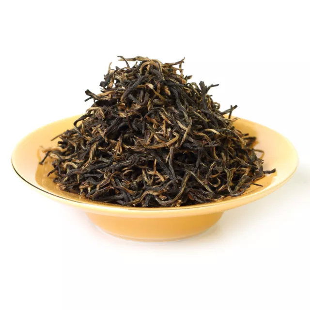 GOARTEA Organic Fujian Golden Buds Jinjunmei Golden Eyebrow Chinese Black Tea