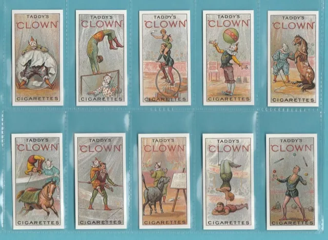 Novelty - Nostalgia Repros  (Of Taddy) - Set Of 20 Clowns & Circus Artistes