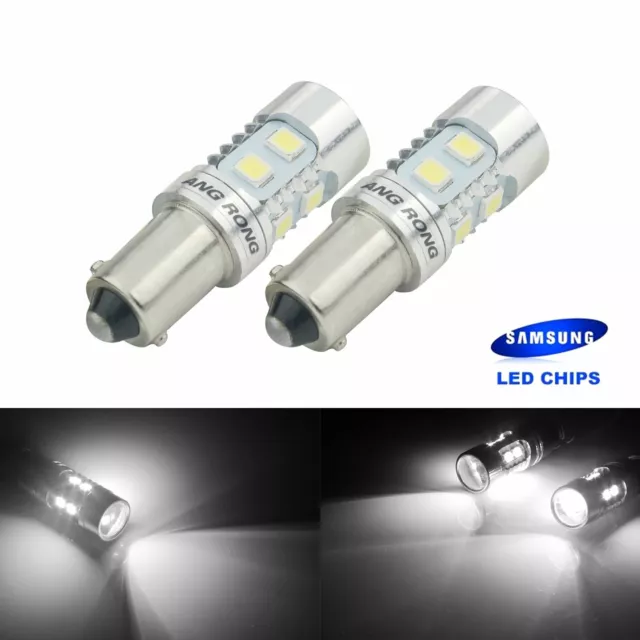 2x Ampoule LED BA9s T4W  10W Blanc Veilleuse Clignotant Interieur Lampe