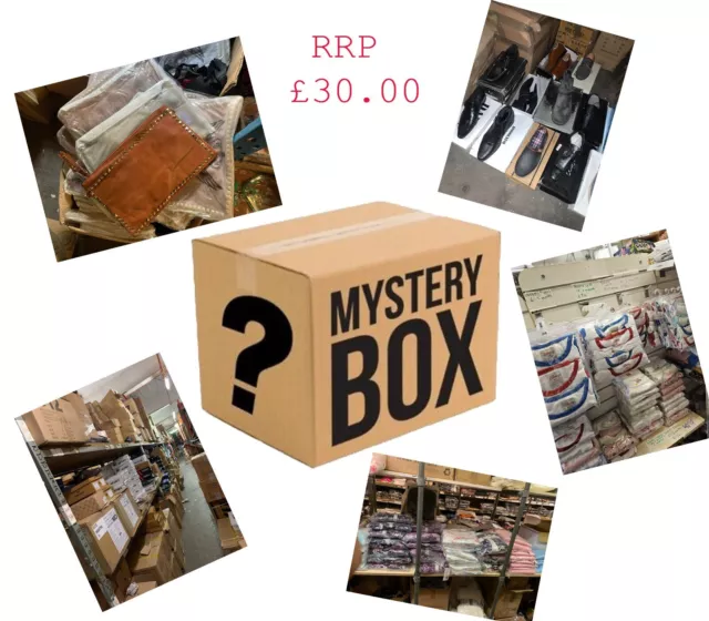 Job Lot Random Mixed Box Items Clothing Footwear Warehouse Clearance £30+ RRP