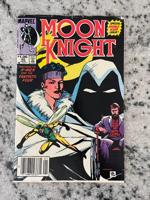 Moon Knight # 35 VG/FN Marvel Comic Book X-Men Wolverine Fantastic Four 14 J824