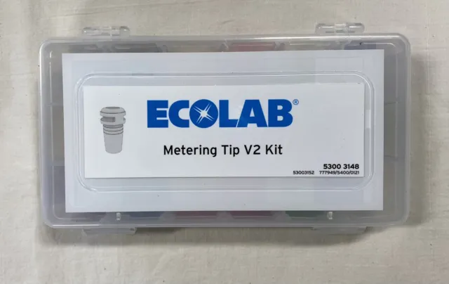 Ecolab Metering Tip V2 Kit 5300 3148 53003152 777949/5400/0121