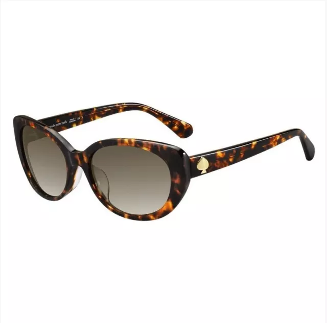 Kate Spade EVERETT 0086 Dark Havana/ Brown Gradient Sunglasses