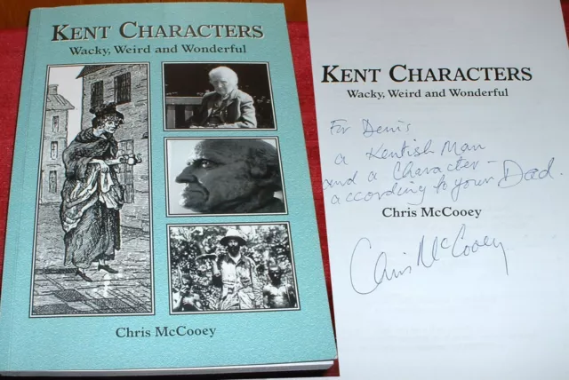KENT CHARACTERS BOOK CHRIS McCOOEY SIGNED BY AUTHOR PAPERBACK SELLING 4 CHARITY