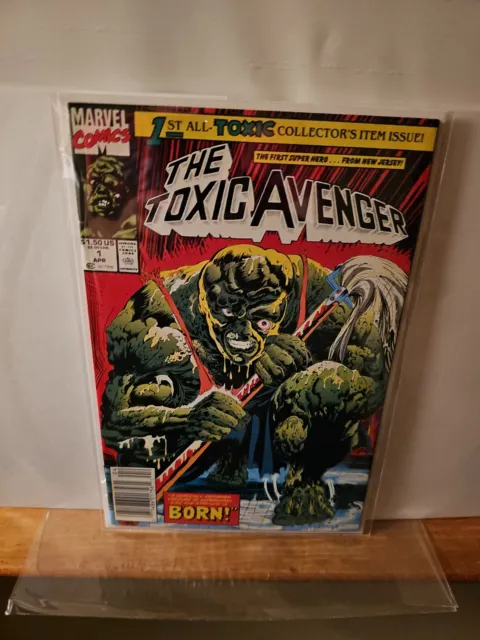 The Toxic Avenger #1 /Marvel /NM-/1st App & Origin / Newsstand 1991/ Key! /MCU!