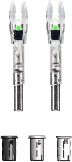 Nockturnal Shift Nock FIT Universal Size Red Lighted Nock 2 Pack NT-810 1370