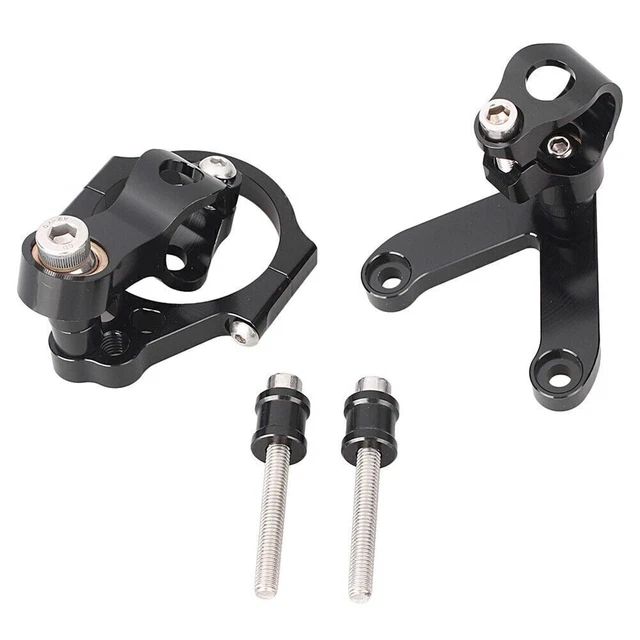Kit Staffa Montaggio Smorza Sterzo Alluminio CNC per Ducati 848 2008-2010 2009