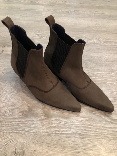 Stivaletti Tronchetto Artigianali In Vera Pelle Italiana - Foto 10