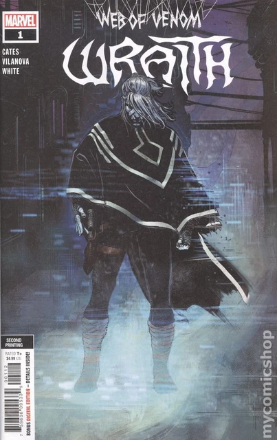 Web of Venom Wraith 1D Hotz Variant 2nd Printing NM 2020 Stock Image