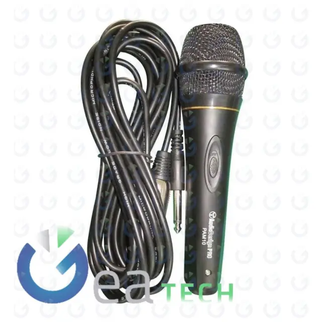 Microfono Dinamico Unidirezionale Cardioide Cavo 4Mt Xlr/Jack Audiodesign Pro