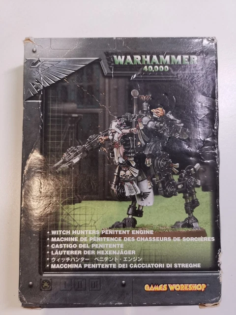40k Adepta Sororitas Sisters of Battle Penitent Engine classic metal OOP