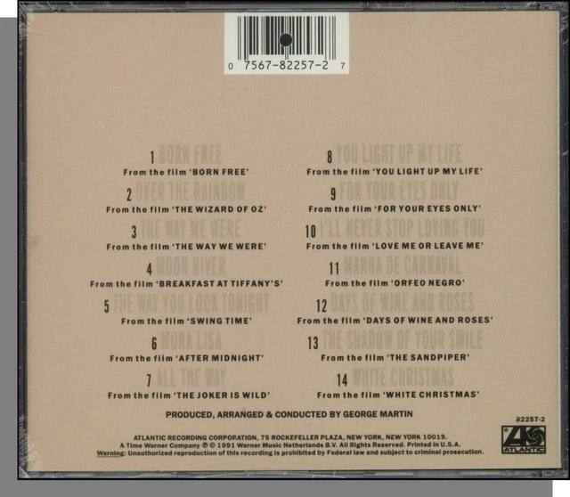 JOSE CARRERAS – Hollywood Golden Classics - Nuovo CD 14 canzoni