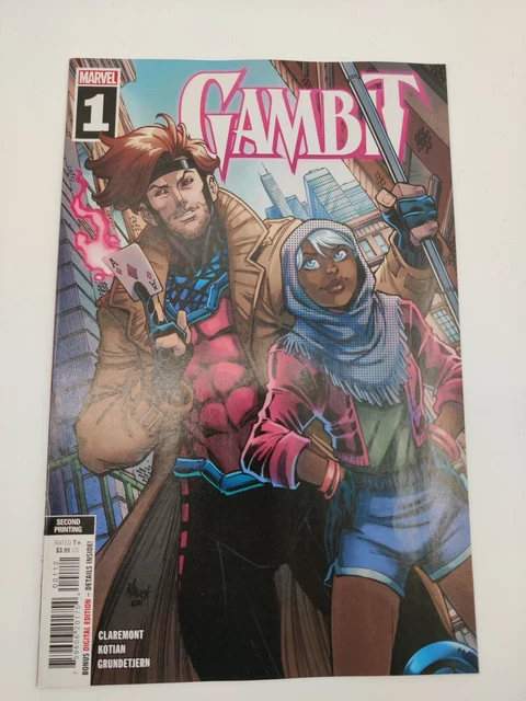 Gambit (2022) #1 NM Second Printing Variant Cover Chris Claremont