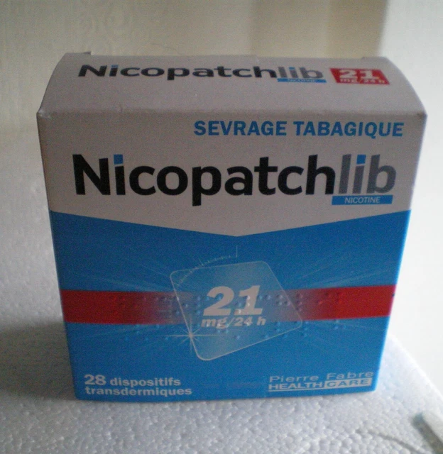 PATCH Nicopatch Lib 21mg / 24h boite 28 patchs TRANSPARENT 2026