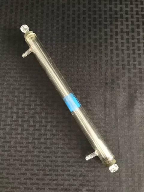 Chromatography 2-Piece Glass Recycling Column Flat Flange w/ Hose Connection