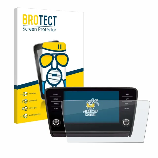 Anti Reflet Protection Ecran Verre pour Skoda Octavia 2017 Infotainment System