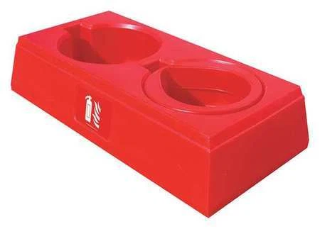 Flamefighter Jfp02 Fire Extngushr Stand, (2) 10Lb Or 20Lb Fe, Height: 13 In